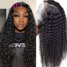 Load image into Gallery viewer, Deep Wave 150 Density Short and long Lace Front Human Hair Wigs Pre Plucked Brazilian Water Curly Hair Frontal Wigs
